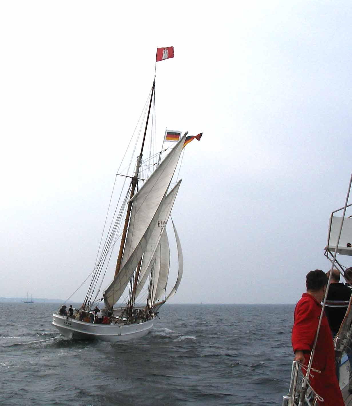 Überholspur auf der Kieler Förde